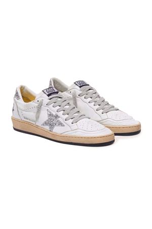 Sneakers Ball star in nappa bianca GOLDEN GOOSE | GWF00117F00377311325